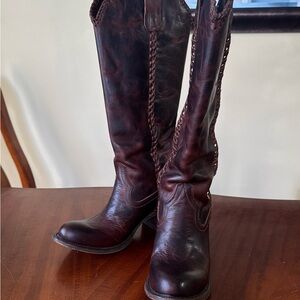 Women's Lane Tall Brown Leather Boots